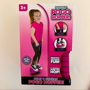 Waddle Jump and Squeak Pogo Hopper Pink Holds up to 250lbs. NEW!!
